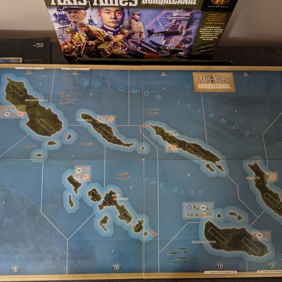 Rare Axis & Allies Guadalcanal strategy board game 2007 - Picture 11 of 11